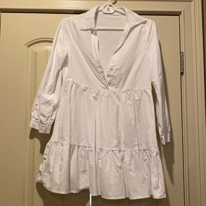 White dress/cover up